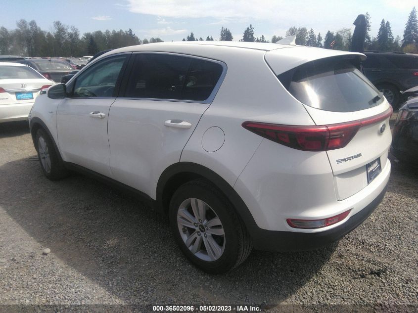 2017 KIA SPORTAGE LX - KNDPMCAC1H7215483
