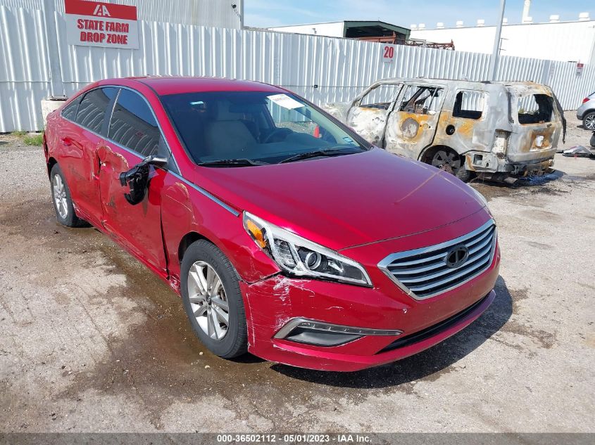 2017 HYUNDAI SONATA 2.4L - 5NPE24AF5HH552649