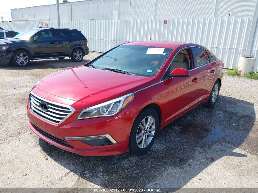 2017 HYUNDAI SONATA 2.4L - 5NPE24AF5HH552649