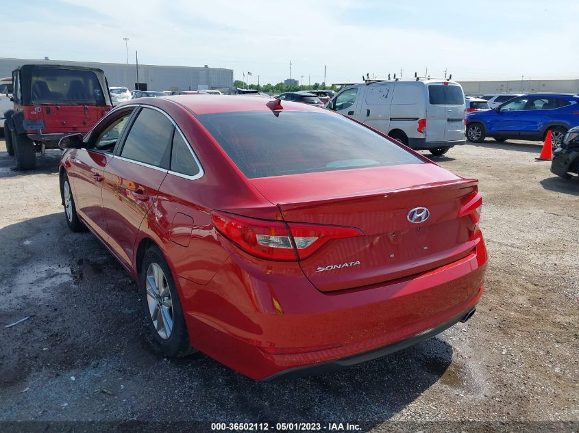 2017 HYUNDAI SONATA 2.4L - 5NPE24AF5HH552649