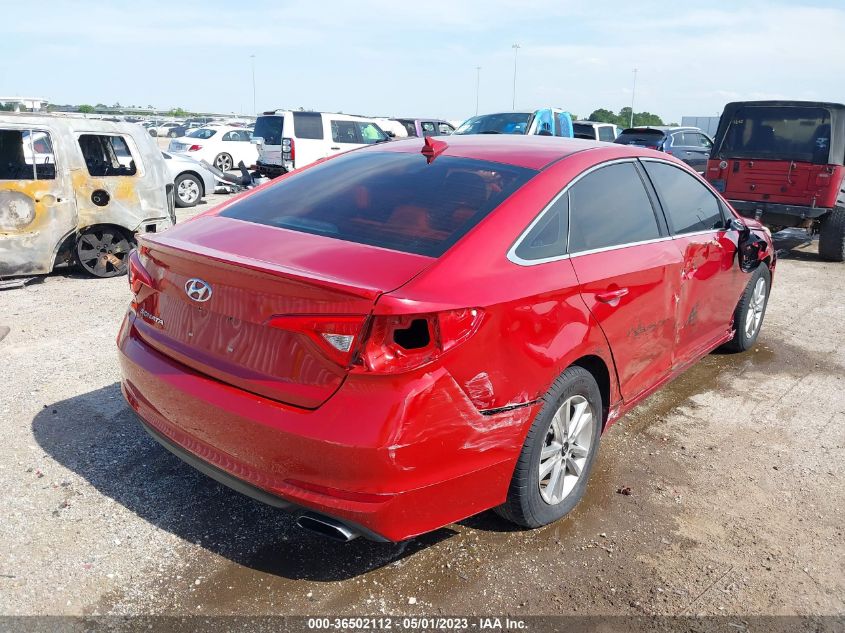 2017 HYUNDAI SONATA 2.4L - 5NPE24AF5HH552649