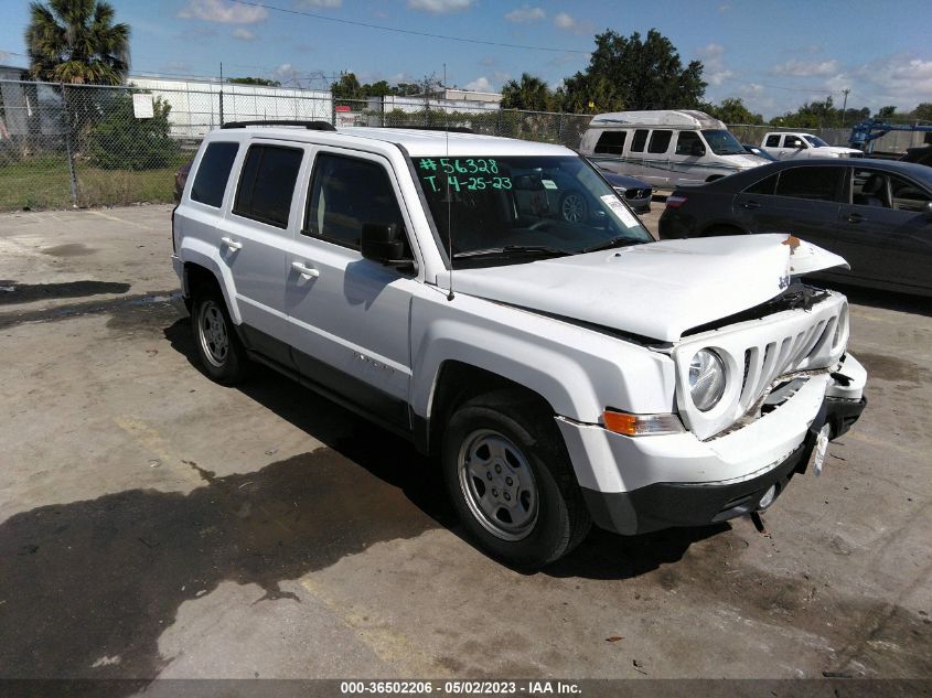 2016 JEEP PATRIOT SPORT - 1C4NJPBA9GD553332