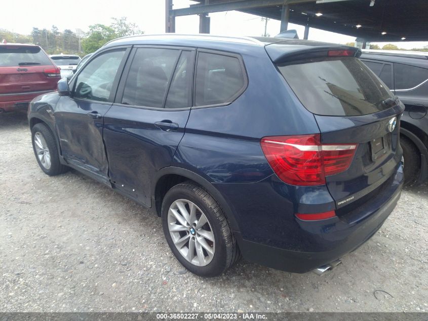 2017 BMW X3 XDRIVE28I - 5UXWX9C34H0W67034