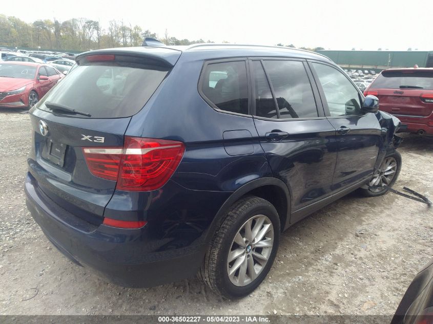 2017 BMW X3 XDRIVE28I - 5UXWX9C34H0W67034