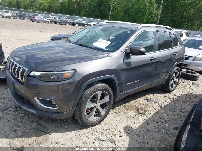 2019 JEEP CHEROKEE LIMITED - 1C4PJMDX9KD102225