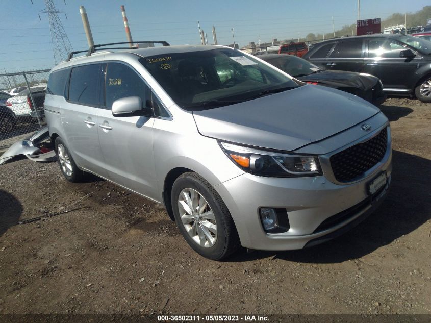 2016 KIA SEDONA EX - KNDMC5C12G6136986