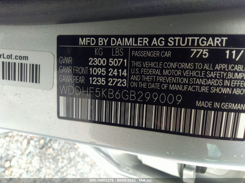 2016 MERCEDES-BENZ E-CLASS E 350 - WDDHF5KB6GB299009