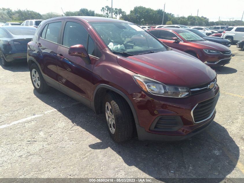 2017 CHEVROLET TRAX LS - 3GNCJKSB4HL273436