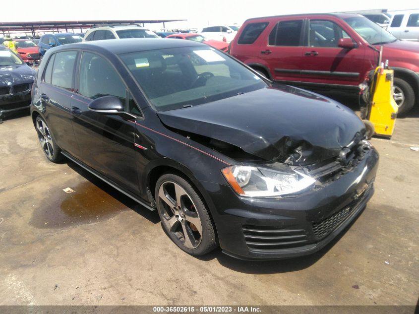 2017 VOLKSWAGEN GOLF GTI S/SE/AUTOBAHN/SPORT - 3VW4T7AUXHM060344