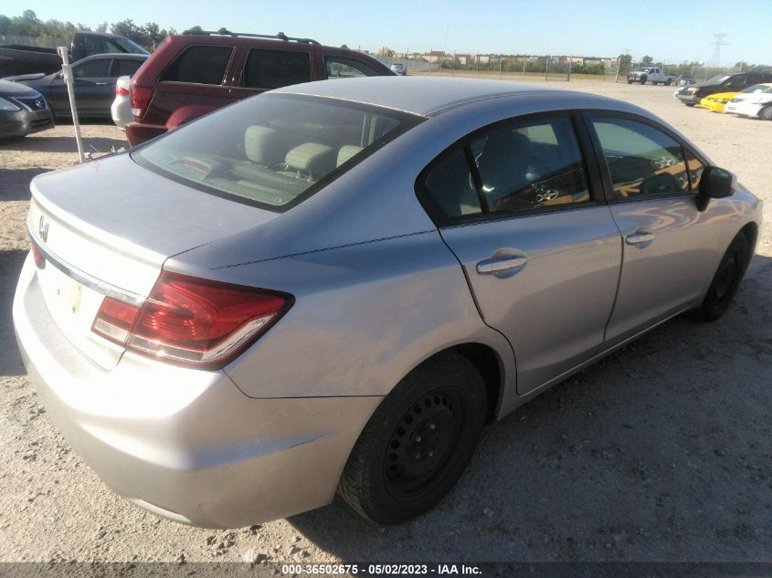 2013 HONDA CIVIC SDN LX - 2HGFB2F5XDH587443