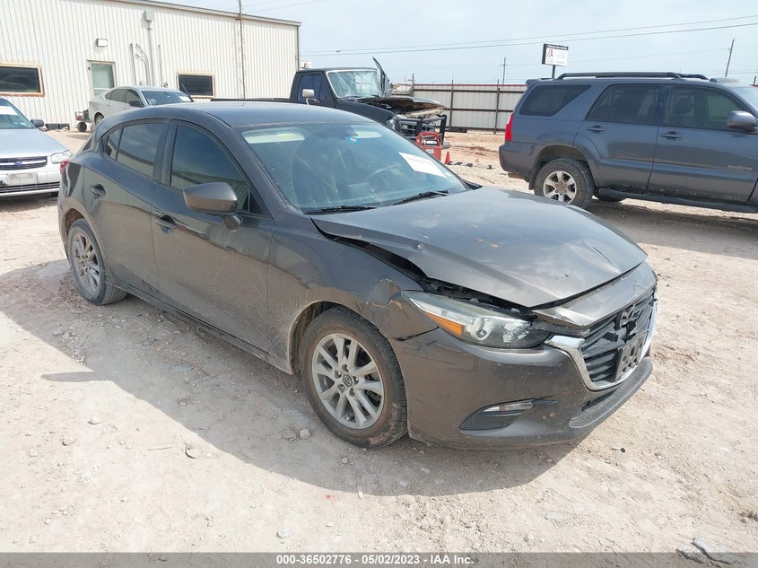 VIN 3MZBN1K74HM155585 2017 MAZDA MAZDA3 5-DOOR SPORT