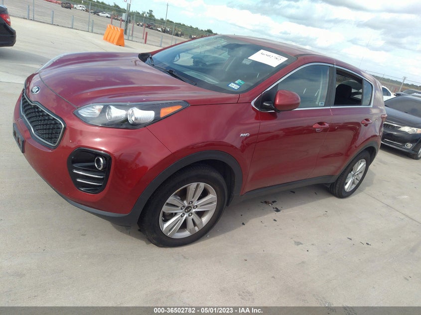 VIN KNDPMCAC7J7323323 2018 KIA SPORTAGE LX
