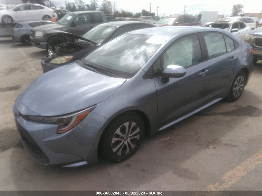 2022 TOYOTA COROLLA HYBRID LE - JTDEAMDE3NJ060498