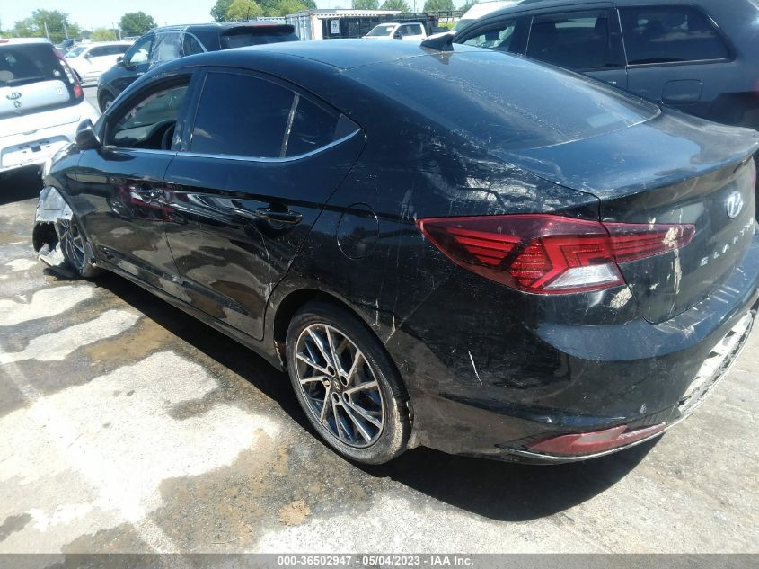 2019 HYUNDAI ELANTRA LIMITED - 5NPD84LF0KH430523