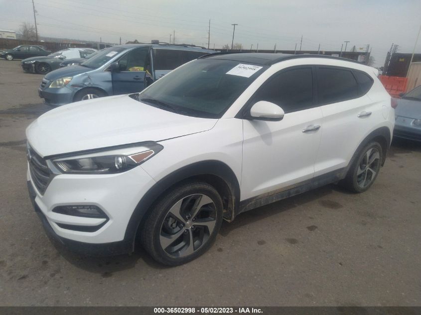 2016 HYUNDAI TUCSON LIMITED - KM8J3CA24GU064649
