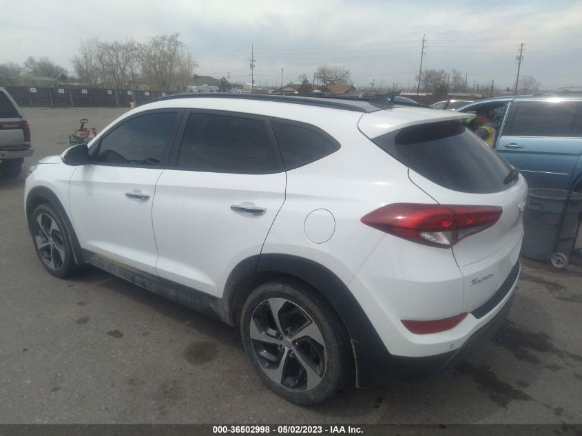 2016 HYUNDAI TUCSON LIMITED - KM8J3CA24GU064649