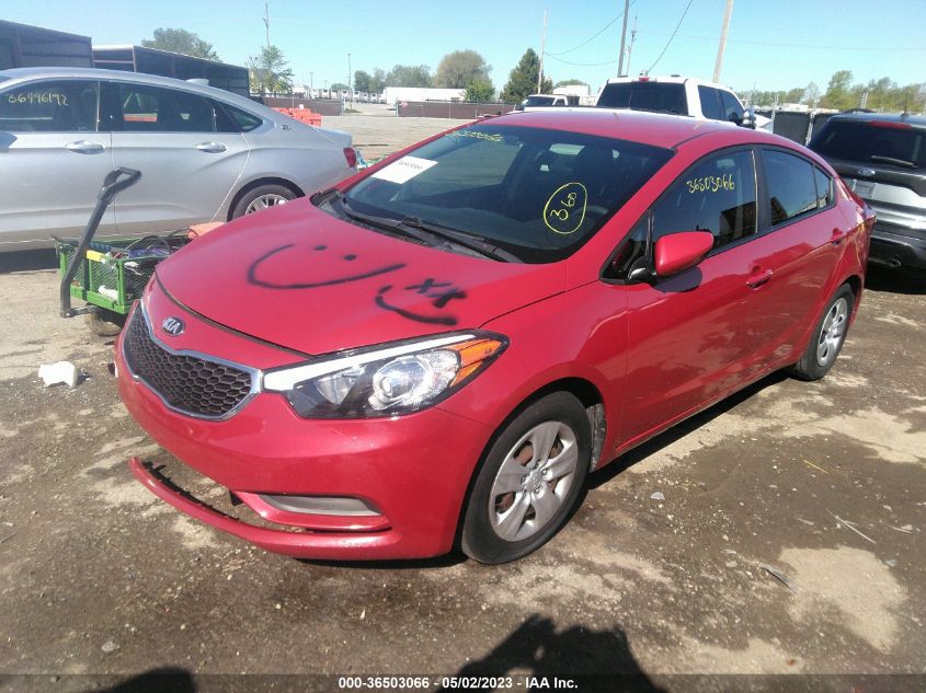 2016 KIA FORTE LX - KNAFK4A67G5580498