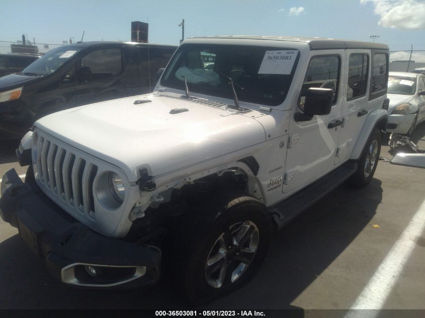 2020 JEEP WRANGLER UNLIMITED SAHARA - 1C4HJXEN2LW148813