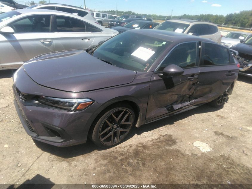 2022 HONDA CIVIC HATCHBACK SPORT TOURING - 19XFL1H84NE014662