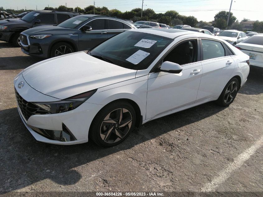 2021 HYUNDAI ELANTRA HYBRID LIMITED KMHLN4AJ6MU007090
