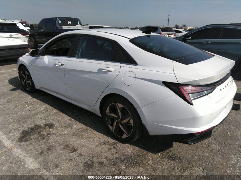 2021 HYUNDAI ELANTRA HYBRID LIMITED KMHLN4AJ6MU007090