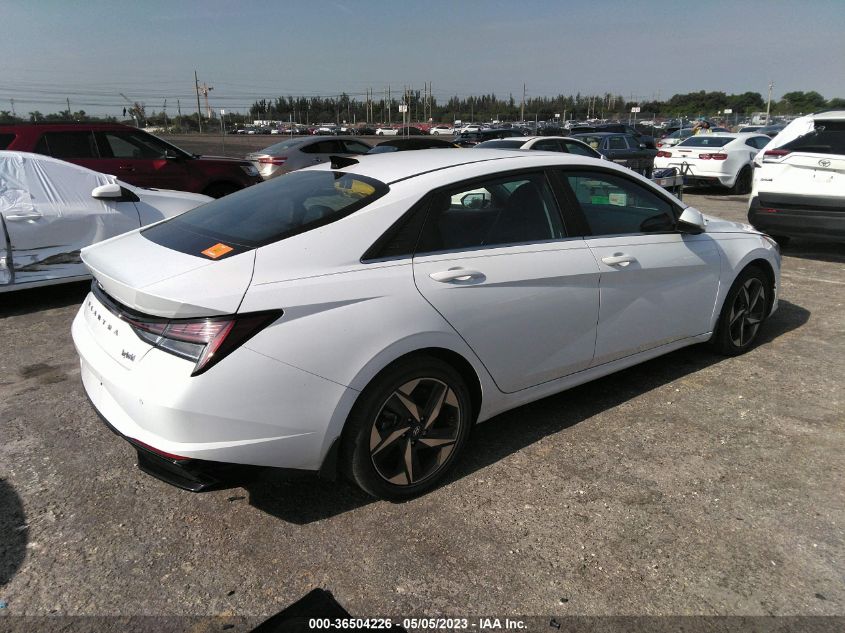 2021 HYUNDAI ELANTRA HYBRID LIMITED KMHLN4AJ6MU007090