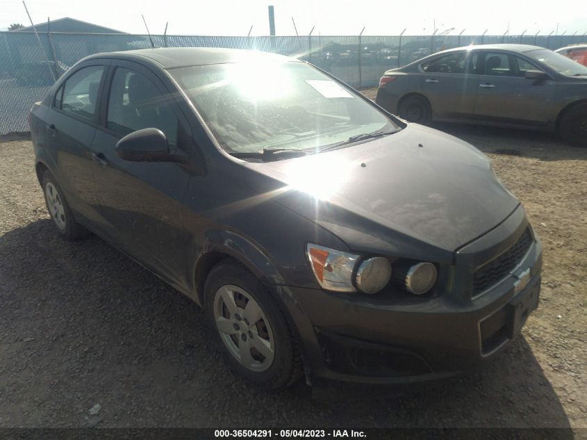 2013 CHEVROLET SONIC LS - 1G1JB5SH8D4123390