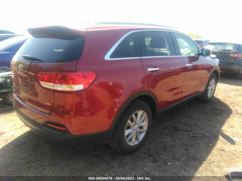 2016 KIA SORENTO LX - 5XYPGDA30GG029769