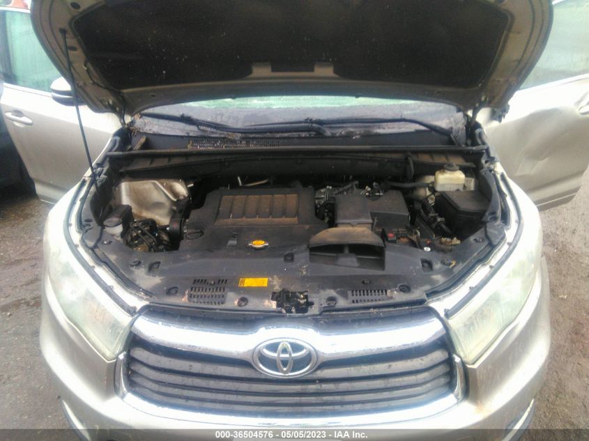 2015 TOYOTA HIGHLANDER XLE - 5TDKKRFH8FS068721