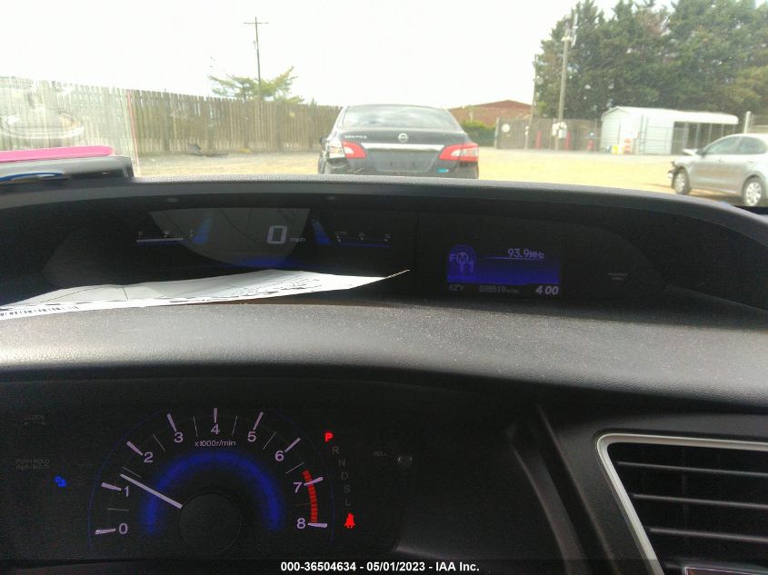2015 HONDA CIVIC COUPE LX - 2HGFG3B52FH529083