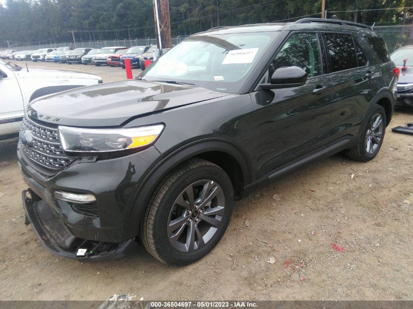 2022 FORD EXPLORER XLT - 1FMSK8DH2NGA78338
