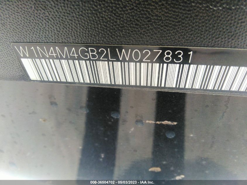 2020 MERCEDES-BENZ GLB GLB 250 - W1N4M4GB2LW027831
