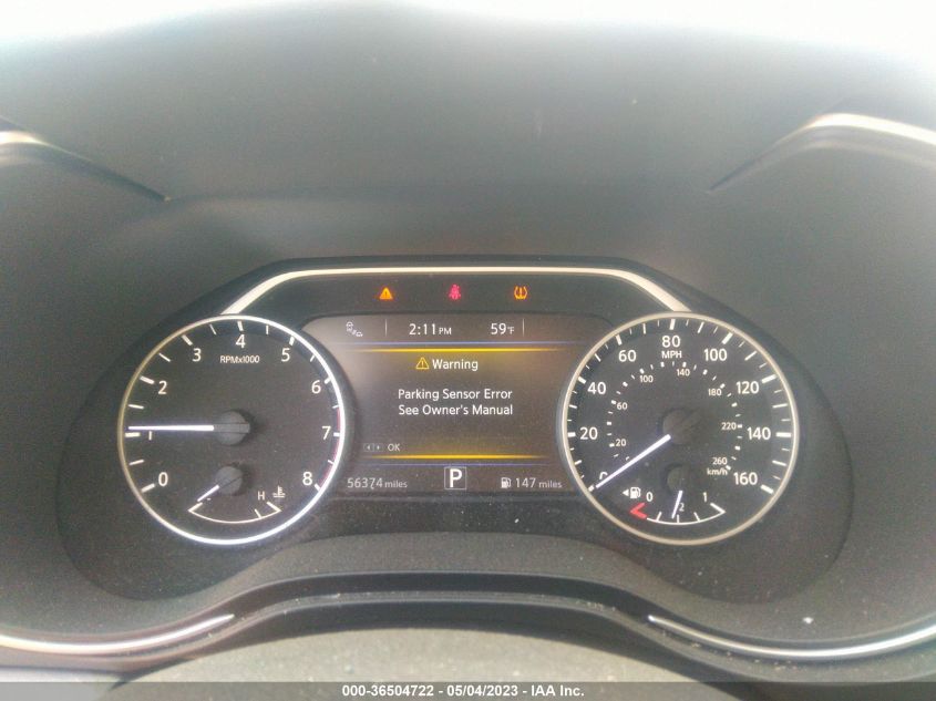 2018 NISSAN MAXIMA SL - 1N4AA6AP1JC409002