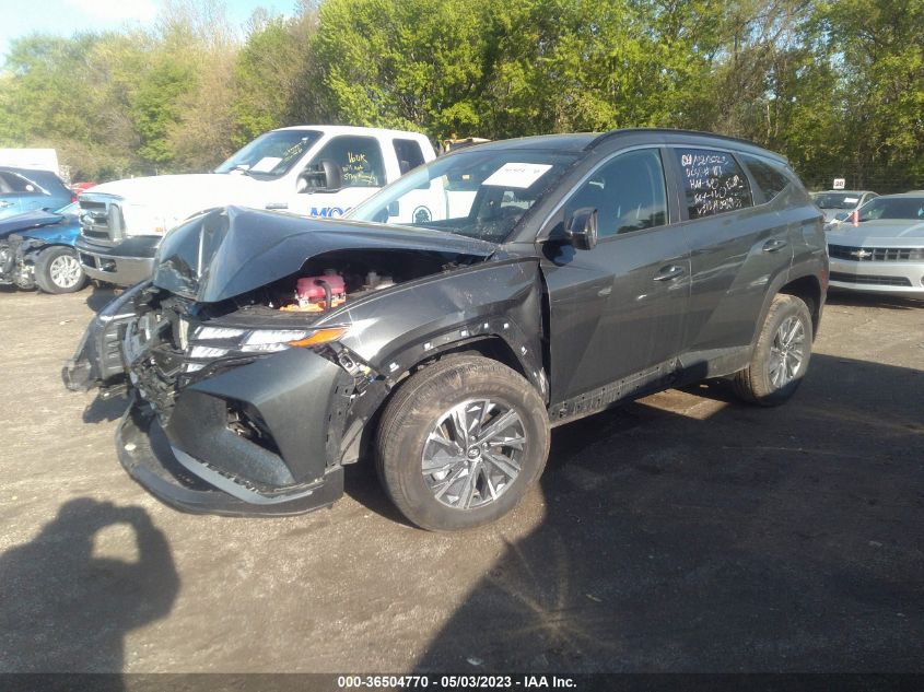 2023 HYUNDAI TUCSON HYBRID BLUE - KM8JBCA16PU092933
