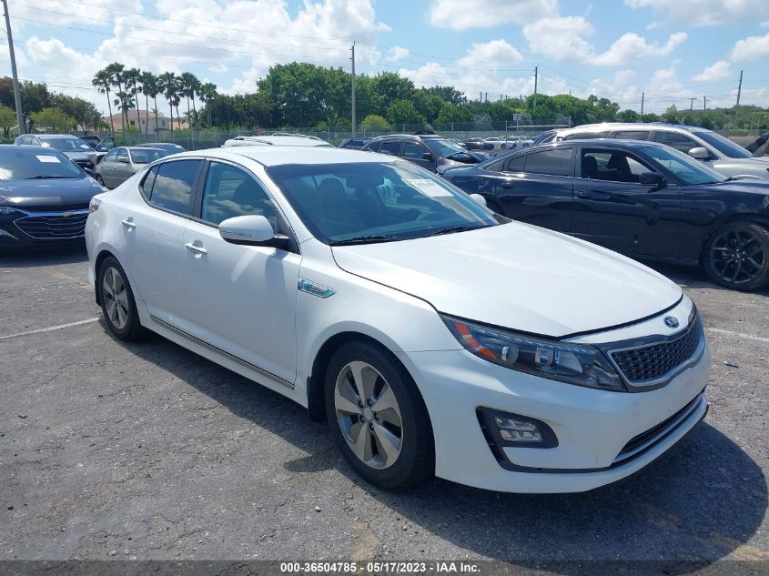 2016 KIA OPTIMA HYBRID EX - KNAGN4AD1G5094182