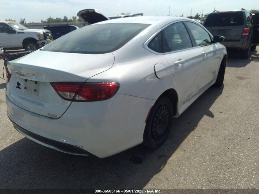 2016 CHRYSLER 200 LIMITED - 1C3CCCAB0GN119397