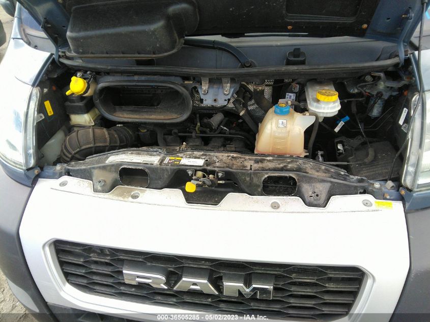2019 RAM PROMASTER CARGO VAN - 3C6URVJG3KE560192