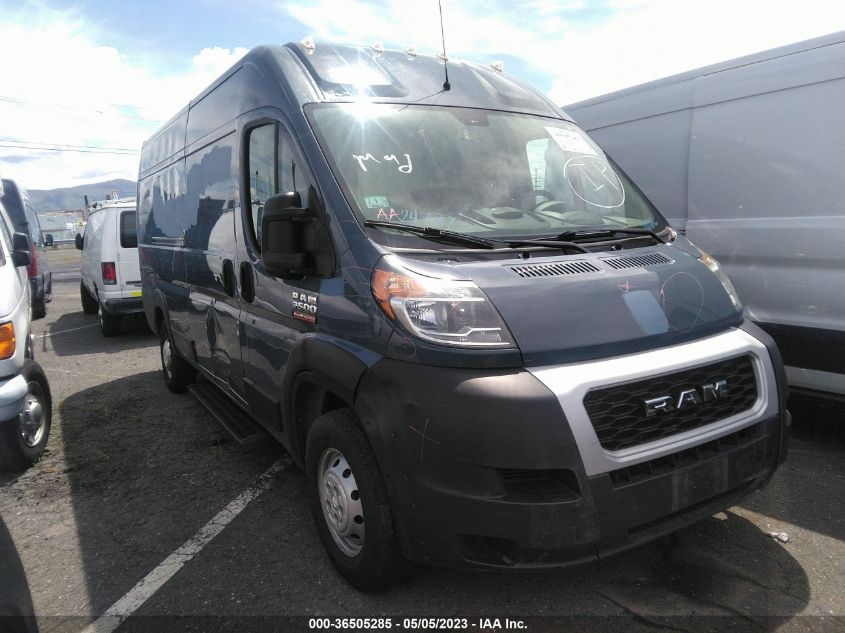 2019 RAM PROMASTER CARGO VAN - 3C6URVJG3KE560192