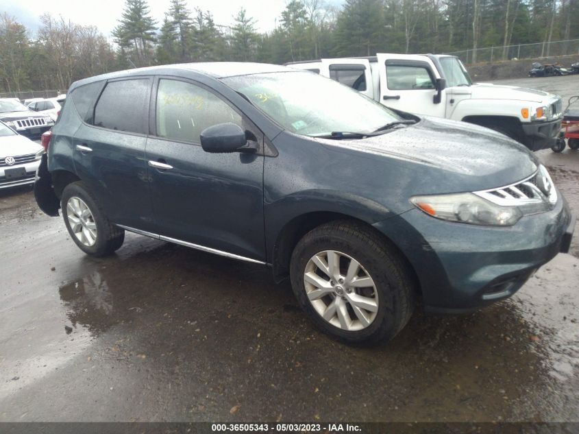 2014 NISSAN MURANO S - JN8AZ1MW6EW522946