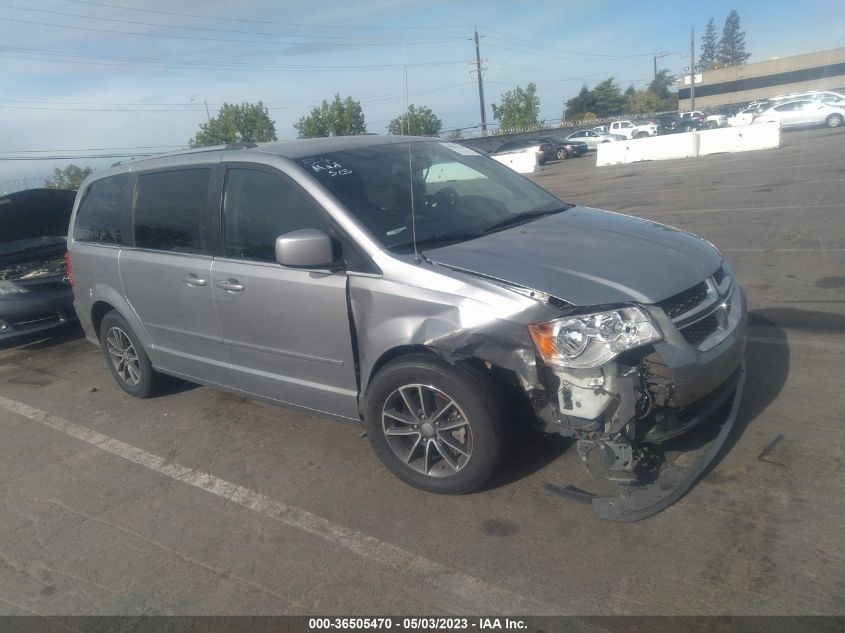 2017 DODGE GRAND CARAVAN SXT - 2C4RDGCG5HR825773
