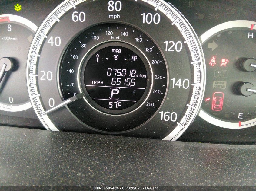 2015 HONDA ACCORD SEDAN EX-L - 1HGCR3F81FA036771