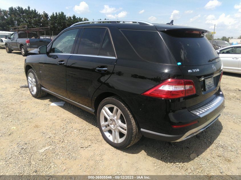2014 MERCEDES-BENZ M-CLASS ML 350 - 4JGDA5JB7EA267970