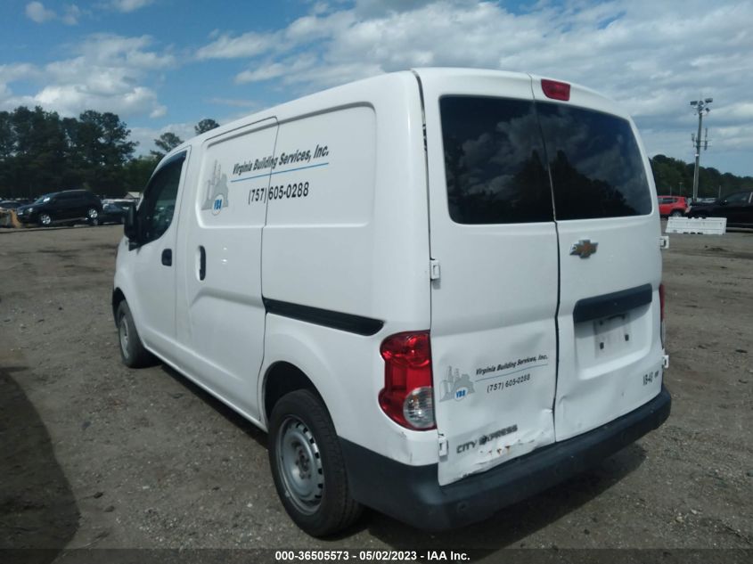 2015 CHEVROLET CITY EXPRESS CARGO VAN LT - 3N63M0ZN0FK726049