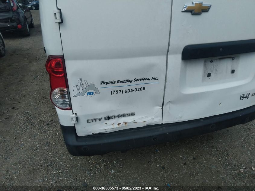 2015 CHEVROLET CITY EXPRESS CARGO VAN LT - 3N63M0ZN0FK726049