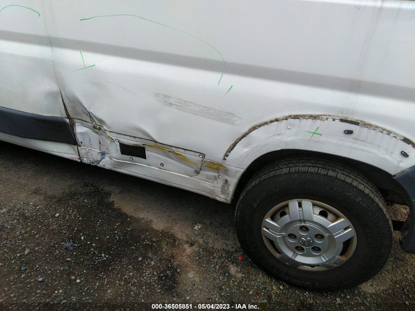 2014 RAM PROMASTER 2500 WINDOW VAN HIGH ROOF 3C6TRVPG1EE130474