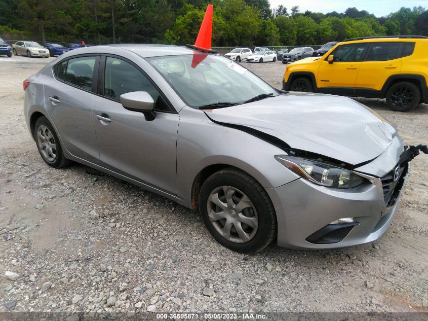 2015 MAZDA MAZDA3 I SPORT - 3MZBM1U76FM160333