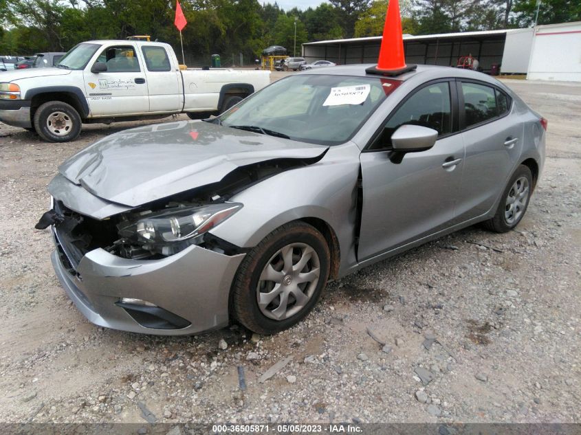 2015 MAZDA MAZDA3 I SPORT - 3MZBM1U76FM160333