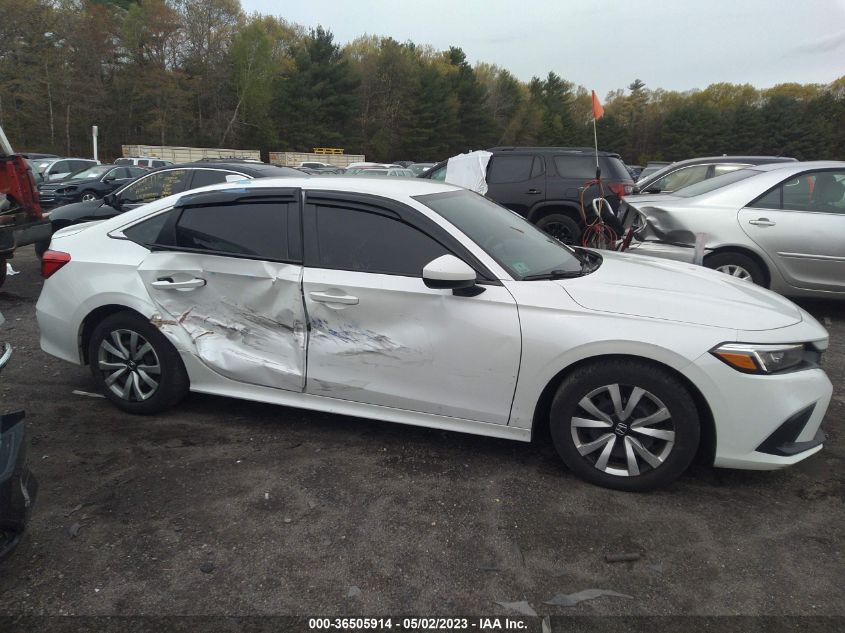 2022 HONDA CIVIC SEDAN LX - 2HGFE2F2XNH507735