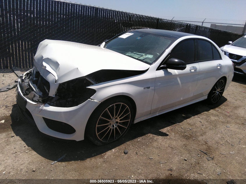 VIN 55SWF6EB0HU181702 2017 MERCEDES-BENZ C-CLASS AMG C 43