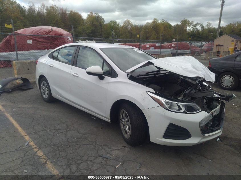 2019 CHEVROLET CRUZE - 1G1BJ5SM5K7102657